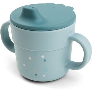 Done by Deer Foodie Spout Cup Happy Dots Blue