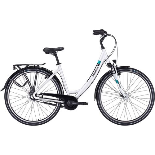 Citybikes Pegasus Piazza 7 wave weiß (Rahmenhöhe: 55 cm Körpergrösse 175 - 185 cm)