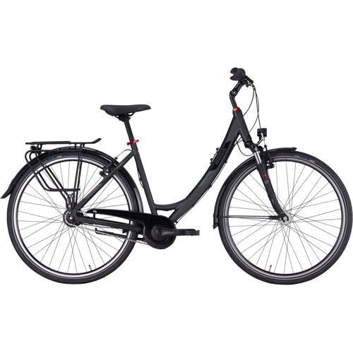 Citybikes Pegasus Solero SL 7 Wave schwarz (Rahmenhöhe: 50 cm Körpergrösse 160 - 170 cm)