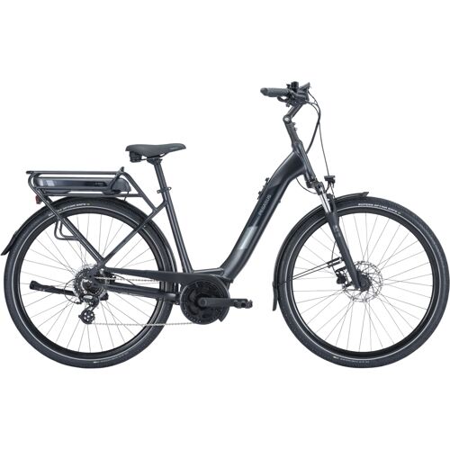 Damen E-Bike Pegasus Solero E8 Plus Wave schwarz (Rahmenhöhe: 55 cm Körpergrösse 175 - 185 cm / Option Akkukap: 400 Wh Bosch)