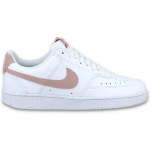 Nike - W Court Vision Low Next Nature - Sneaker - weiß / pink - Damen - Size: 40.5