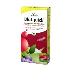 Herbaria Kräuterparadies BLUTQUICK Saft BIO Vitamine 0.5 l