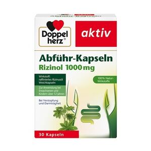 Doppelherz Abführ-Kapseln Rizinol 1.000 mg Verstopfung