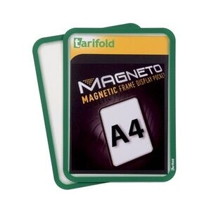 Tarifold Magnetische Tasche A4, 2 Stk., grün