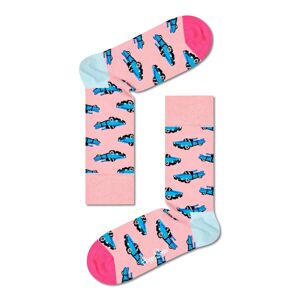 Happy Socks Socken mit Cadillac Oldtimer-Motiv - Pink - Size: 46