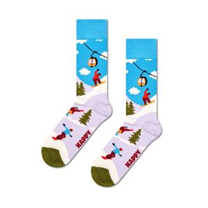 Happy Socks Mittelhohe Socken mit Snowboard-Motiv - Hellblau - Size: 46