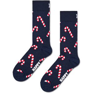 Happy Socks Mittelhohe Socken mit Zuckerstangen-Motiv - Marine - Size: 46