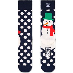 Happy Socks Mittelhohe Socken mit Schneemann-Motiv - Marine - Size: 46