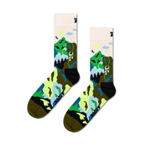 Happy Socks Socken mit Bergsteigermotiv - Dunkelgrün - Size: 46