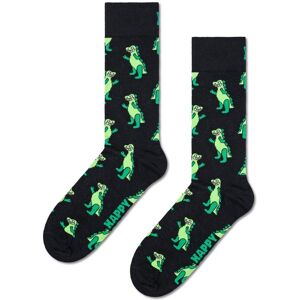 Happy Socks Socken mit Dinosaurier-Motiven - Schwarz - Size: 46