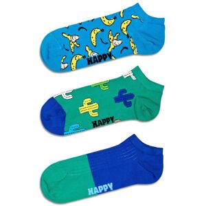 Happy Socks 3er Pack Sneaker Socken - Türkis - Size: 46