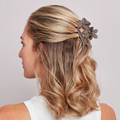3Pagen Haarspangen "Blumen" schwarz-beige-taupe 3er-Set 3Pagen Haarspangen "Blumen" schwarz-beige-taupe 3er-Set