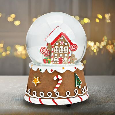 Wurm Spieluhr / Schneekugel Lebkuchenhaus Wurm Spieluhr / Schneekugel Lebkuchenhaus