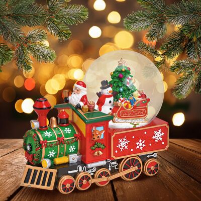 Wurm Spieluhr / Schneekugel Nikolaus-Lokomotive Wurm Spieluhr / Schneekugel Nikolaus-Lokomotive
