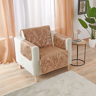 Sesselüberwurf grau-beige 60 x 150 cm Eldo Sesselüberwurf grau-beige 60 x 150 cm Eldo