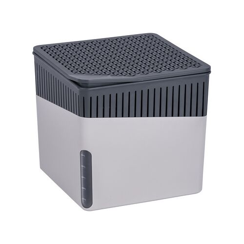 WENKO Raumentfeuchter Cube Grau 1000 g, Luftentfeuchter