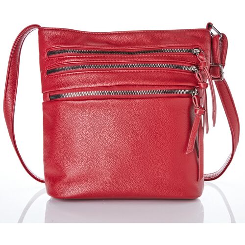3Pagen Handtasche "Vicki" mit RFID-Schutz bordeaux
