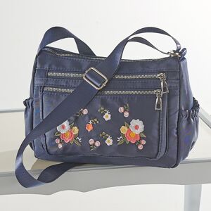 Amelie di Santi Handtasche "Blumenranke" navy Amelie di Santi Handtasche "Blumenranke" navy