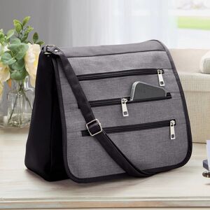 3Pagen Schultertasche mit RFID-Schutz schwarz 3Pagen Schultertasche mit RFID-Schutz schwarz