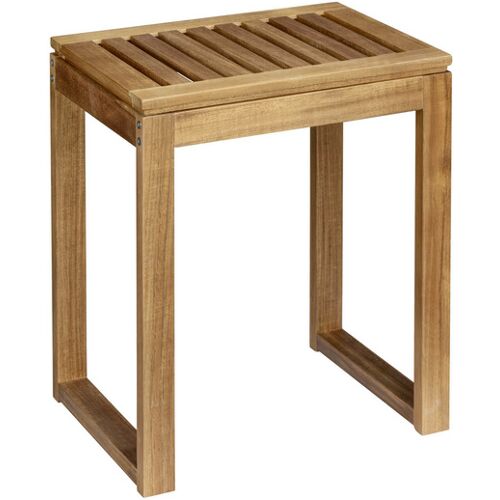 Badhocker Fondi aus Akazienholz WENKO