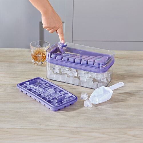 Eiswürfel-Bereiter mit Box und Schaufel Basilico