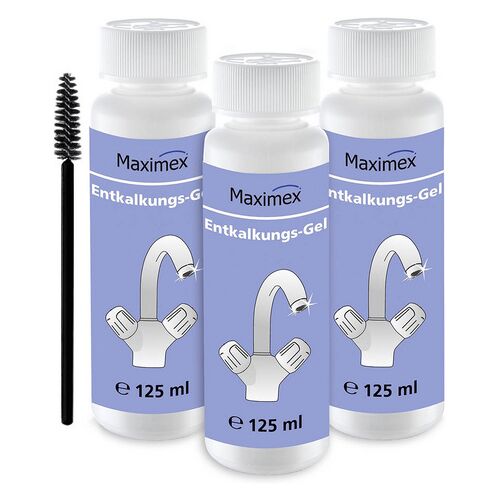 Entkalkungsgel mit Bürste 3er Set MAXIMEX