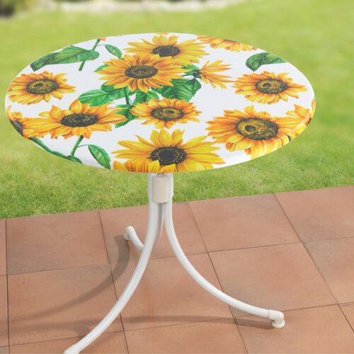 3Pagen Spanntischdecke Sonnenblumen Ø 70–86 cm
