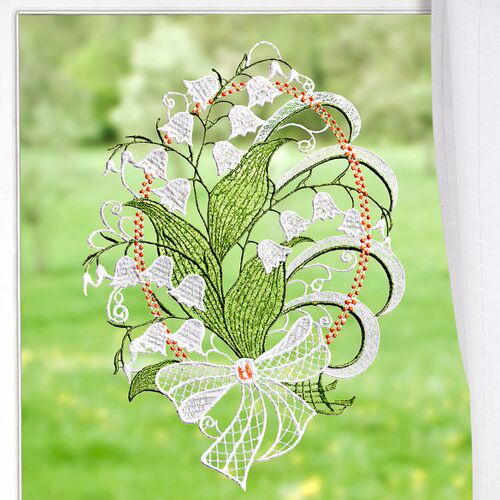 3Pagen Textilhänger "Maiglöckchen"