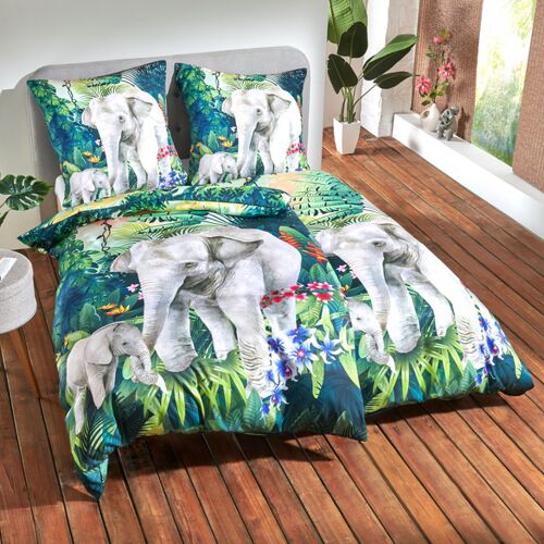 3Pagen Bettwäsche "Dschungel" 2-tlg. Eldo