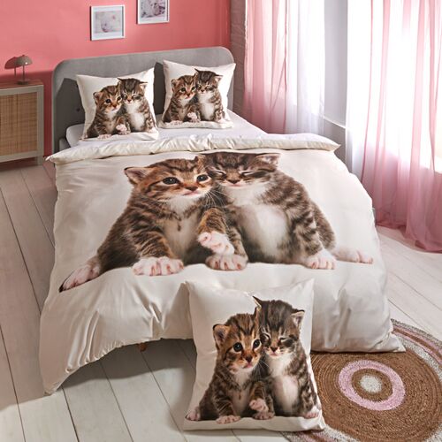 Bettwäsche "Kätzchen" 3-tlg. Eldo