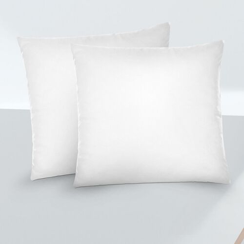biberna Feinjersey-Kopfkissenbezug Doppelpack weiss, 2x 40x40 cm