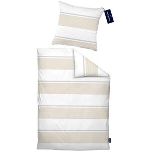 Daniel Hechter Renforce Bettwäsche Querstreifen kitt, 1x 155x220 cm + 1x 80x80 cm Daniel Hechter Renforce Bettwäsche Querstreifen kitt, 1x 155x220 cm + 1x 80x80 cm