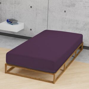 biberna Jersey-Elastic-Spannbetttuch dunkel violett, 1x 90x190 cm - 100x220 cm biberna Jersey-Elastic-Spannbetttuch dunkel violett, 1x 90x190 cm - 100x220 cm