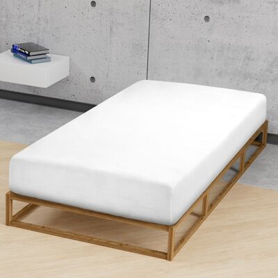Castell Feinjersey-Spannbetttuch weiss, 1x 90x190 cm - 100x200 cm Castell Feinjersey-Spannbetttuch weiss, 1x 90x190 cm - 100x200 cm