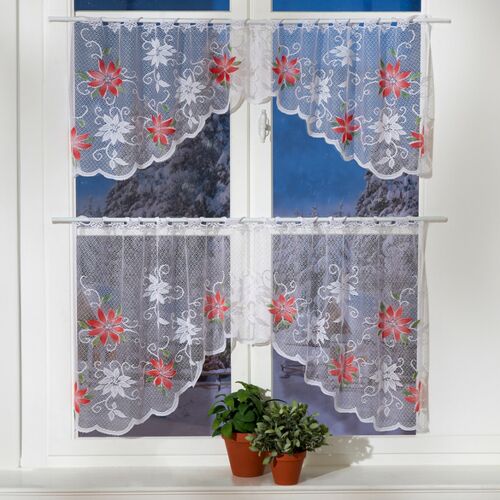 3Pagen Gardinen-Set "Amaryllis", 2-tlg.