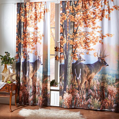 Vorhang "Waldszene", 140 x 220 cm Casa Bonita