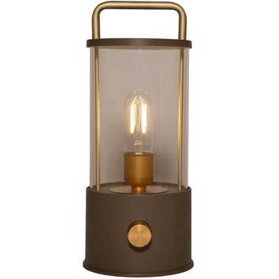 Wurm LED-Laterne Design A matt taupe Wurm LED-Laterne Design A matt taupe