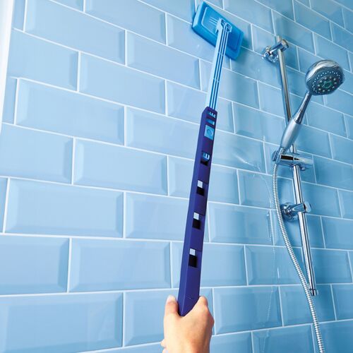 3Pagen Scheuerbürste mit Teleskopstiel für Badezimmer