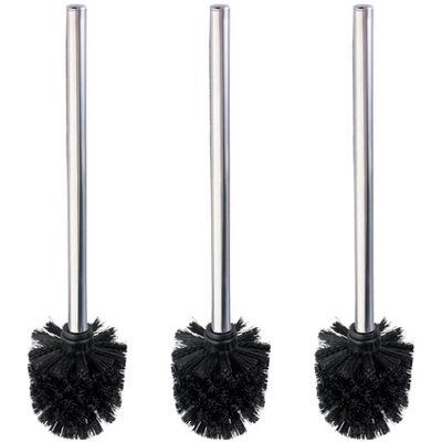WENKO WC-Bürsten Set 3er - Edelstahlgriff WENKO WC-Bürsten Set 3er - Edelstahlgriff