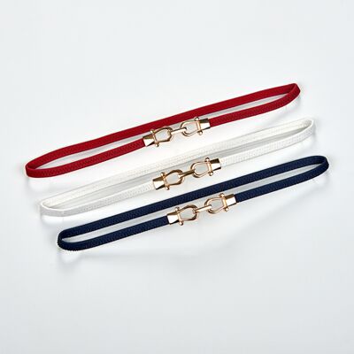 3Pagen Stretch-Gürtel navy, rot, weiß 3er-Set 3Pagen Stretch-Gürtel navy, rot, weiß 3er-Set