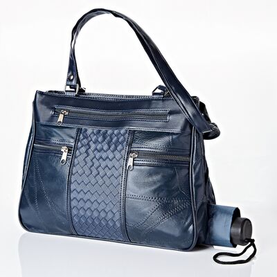 3Pagen Tasche mit Schirm navy 3Pagen Tasche mit Schirm navy