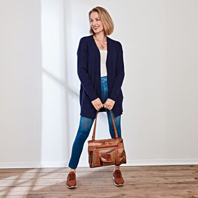 3Pagen Cardigan Zopfmuster navy Amélie di Santi 3Pagen Cardigan Zopfmuster navy Amélie di Santi