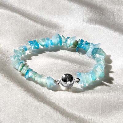 3Pagen Aquamarin-Armband L 19 cm 3Pagen Aquamarin-Armband L 19 cm
