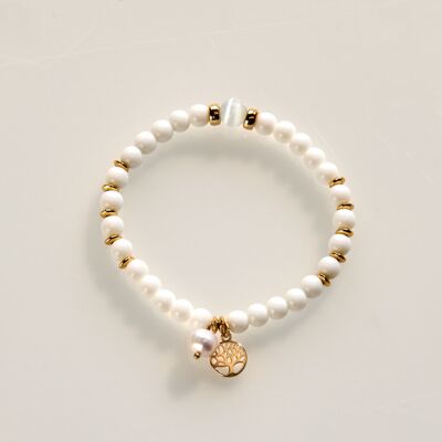Amelie di Santi Jade-Armband weiß Amélie di Santi Amelie di Santi Jade-Armband weiß Amélie di Santi