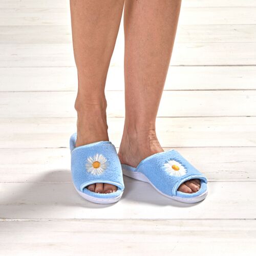 3Pagen Hausschuh "Margret" hellblau