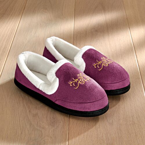 3Pagen Hausschuh mit Fleecefutter "Rubin"