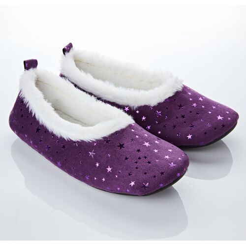 3Pagen Slipper „Isabelle“ lila