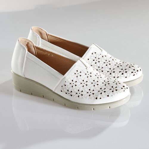 3Pagen Sommer-Slipper "Andrea" creme