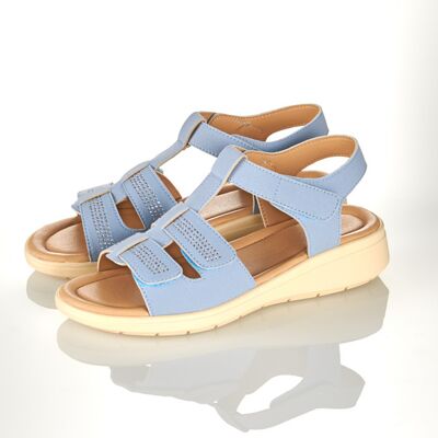 3Pagen Bequem-Sandale "Angie" hellblau 3Pagen Bequem-Sandale "Angie" hellblau