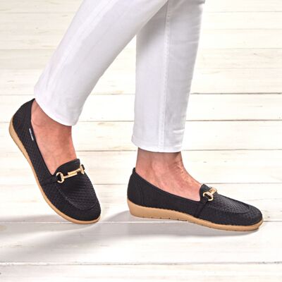 3Pagen Komfort-Schuh Mokassin "Bärbel" schwarz 3Pagen Komfort-Schuh Mokassin "Bärbel" schwarz